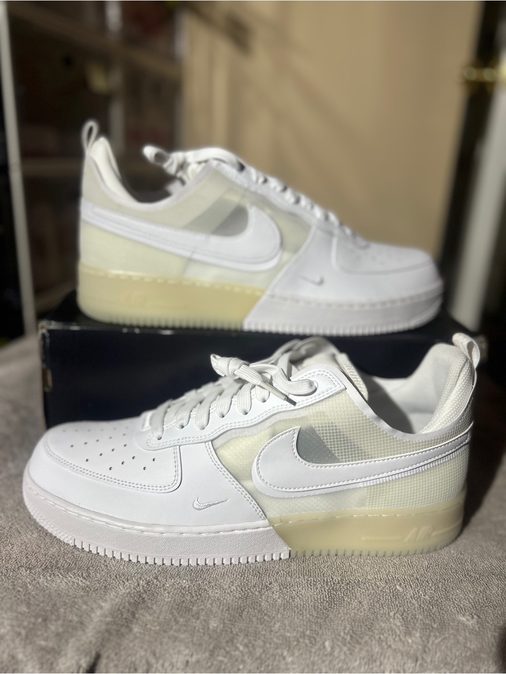 box) Nike Air Force 1 React,  has OG box